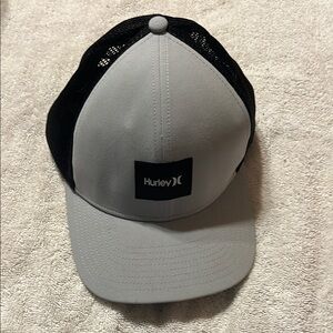Hurley Gray and Black Trucker Hat